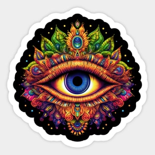 Evil Eye Mandala Vibe Sticker